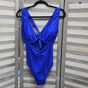 Cut Out Underwire One Piece Swimsuit | Shade & Shore | X Large (16)